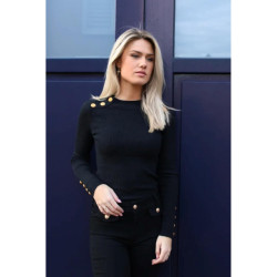 The Dezzy Factory Destiny top | Zwart