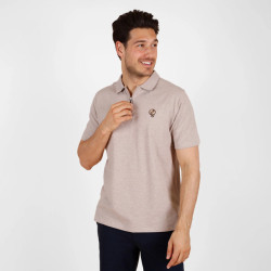 Q1905 Polo shirt zuidland – zand melange