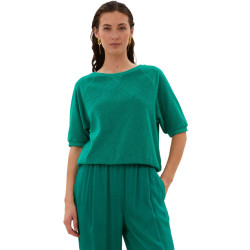 By-Bar Amsterdam Neva slub top green lake