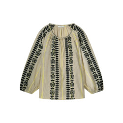 Summum Longsleeve top momosa stripe 2s3257-12186