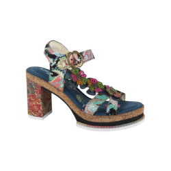Laura Vita Naomio 12 jeans dames sandalen gekleed