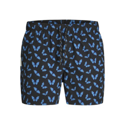 Jack & Jones Heren zwemshort jpstmaui vlinders print zwart