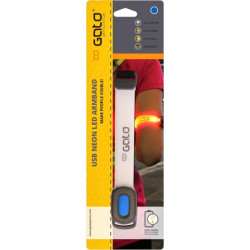 Gato neon led arm light usb reflectiearmband -