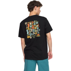 Revolution Fin printed t-shirt black