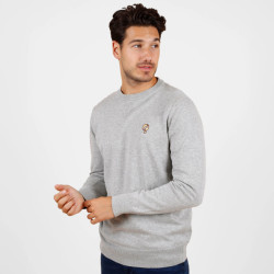 Q1905 Trui felland midden melange