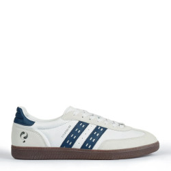 Q1905 Sneaker titanium wit/denim blauw