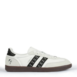 Q1905 Sneaker titanium wit/zwart