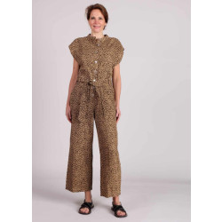 FRNCH Frnh scheila jumpsuit luipaard