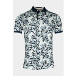Baileys Polo korte mouw poloshirt 2-tone all over pr 515247/98