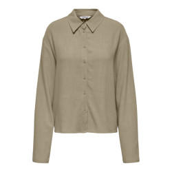 Only Onlsolvi ls linen bl shirt cc pnt taupe