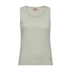 Mos Mosh 171010 238 mosmosh mm casa rib foil tank top celadon tint