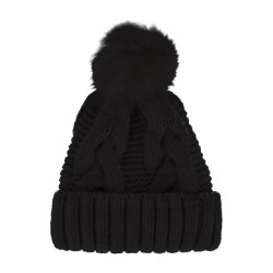 4F Dames gebreide bobble muts