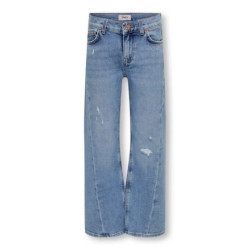 Only Zomer jeans broek meisjes , wide leg fit kogasta