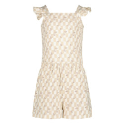 Quapi Zomer broek meisjes - aop geruit fauve