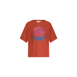 Fabienne Chapot clttsh20ss255517 fay t-shirt tangerine