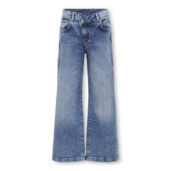 Only Zomer jeans broek meisjes , wide leg fit kogcherry