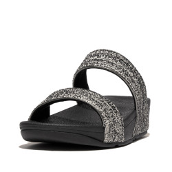 FitFlop Lulu shimmerweave slides
