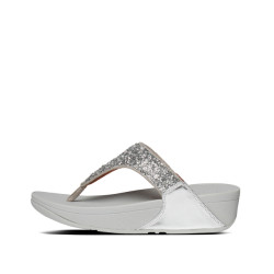 FitFlop Lulu shimmerfoil toe-thongs