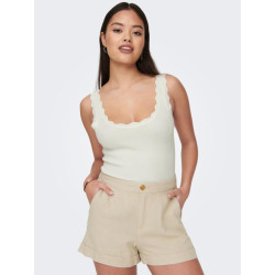 Jacqueline de Yong Jdynanna s/l scallop edge top knt