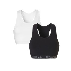 O'Neill Dames short top 2-pack wit/zwart