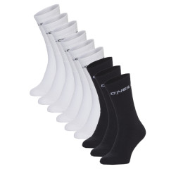 O'Neill Heren / dames sportsokken 9-pack wit/zwart