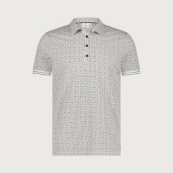 Blue Industry De microprint polo |