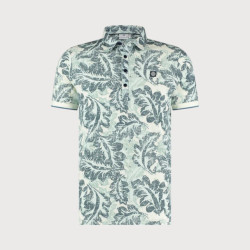 Blue Industry All-over print polo |