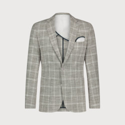 Blue Industry Cotton linnen colbert |