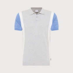 Blue Industry 2-tone polo |