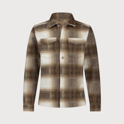Blue Industry Ruitmotief overshirt |