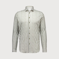 Blue Industry Streepmotief jersey overhemd |