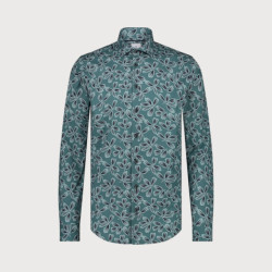 Blue Industry Bloemenprint stretch shirt |