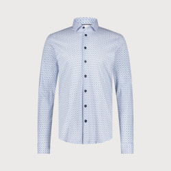 Blue Industry Het geometrische print overhemd |