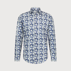 Blue Industry Cotton print overhemd |