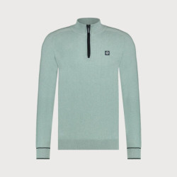 Blue Industry Cashmere blend half-zip trui |