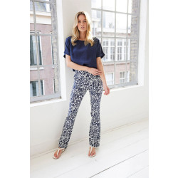Helena Hart 7308 flair print flor marine