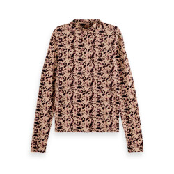 Scotch & Soda 177408 001 scotch&soda longsleeve aop t-shirt block floral
