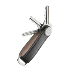 Orbitkey 2.0 leather charcoal grey