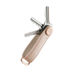 Orbitkey 2.0 leather rose gold blush/blush