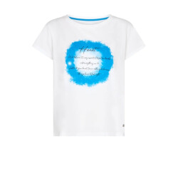 Mos Mosh 150460 740 misty o-ss tee blue aster