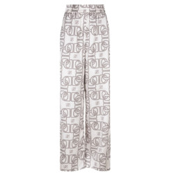Dante 6 D6 teo logo printed wide leg pants