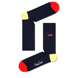 Happy Socks Ribbed embroidery printjes unisex