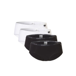 O'Neill Dames hipsters 4-pack wit/zwart