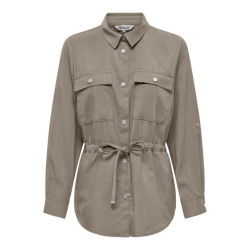 Only Onlaris life 45 fem cargo jacket c taupe
