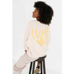 Maicazz Mova sweatshirt sp25.80.339 sand melange