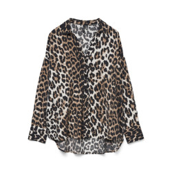 Vero Moda vmjosie ls oversize shirt wvn ga 10315150 egret