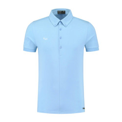 Morse code Alpha 1 jersey polo met korte mouwen