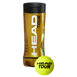 Head Tour tennis ballen (verpakking van 3)
