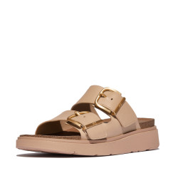 FitFlop Gen-ff buckle two-bar leather slides