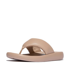 FitFlop Iqushion d-luxe padded leather toe-post sandals